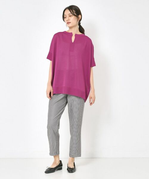 CORDIER / コルディア ニット・セーター | 【洗える】SAILOR 大人の着映えシアーニット キーネックプルオーバー | 詳細16