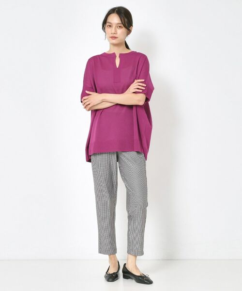 CORDIER / コルディア ニット・セーター | 【洗える】SAILOR 大人の着映えシアーニット キーネックプルオーバー | 詳細17