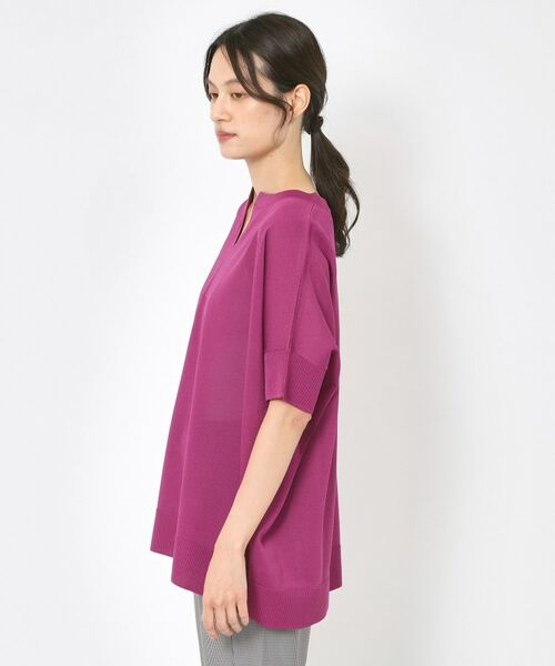 CORDIER / コルディア ニット・セーター | 【洗える】SAILOR 大人の着映えシアーニット キーネックプルオーバー | 詳細2