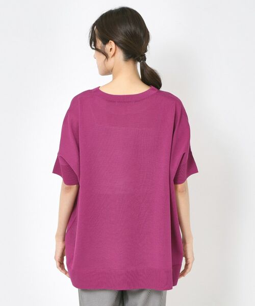 CORDIER / コルディア ニット・セーター | 【洗える】SAILOR 大人の着映えシアーニット キーネックプルオーバー | 詳細3