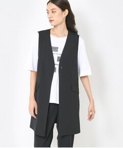 CORDIER / コルディア ベスト | 【セットアップ／洗える】アルバトロスジャージ Vネックジレ