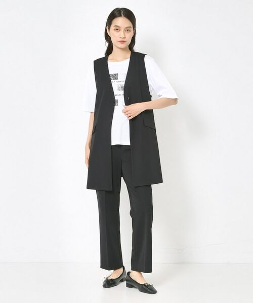 CORDIER / コルディア ベスト | 【セットアップ／洗える】アルバトロスジャージ Vネックジレ | 詳細11