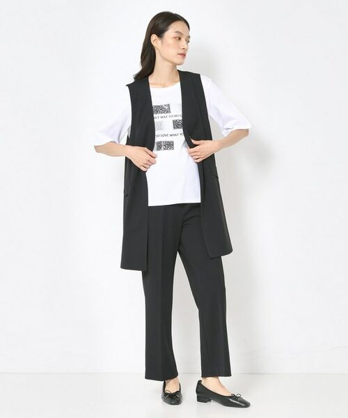 CORDIER / コルディア ベスト | 【セットアップ／洗える】アルバトロスジャージ Vネックジレ | 詳細12