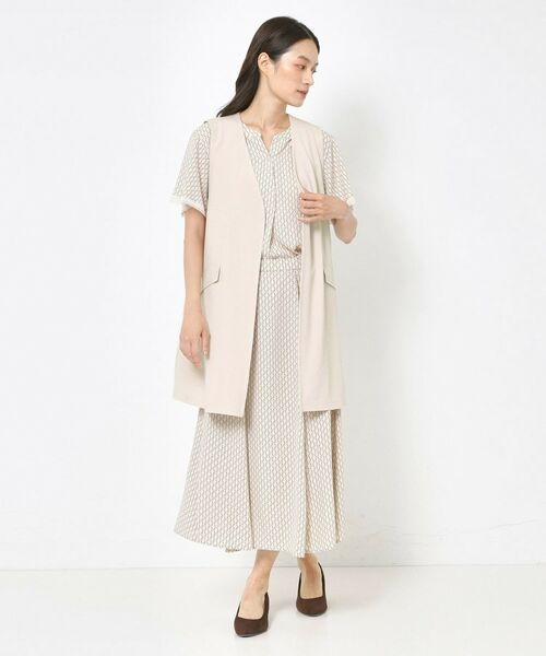 CORDIER / コルディア ベスト | 【セットアップ／洗える】アルバトロスジャージ Vネックジレ | 詳細16