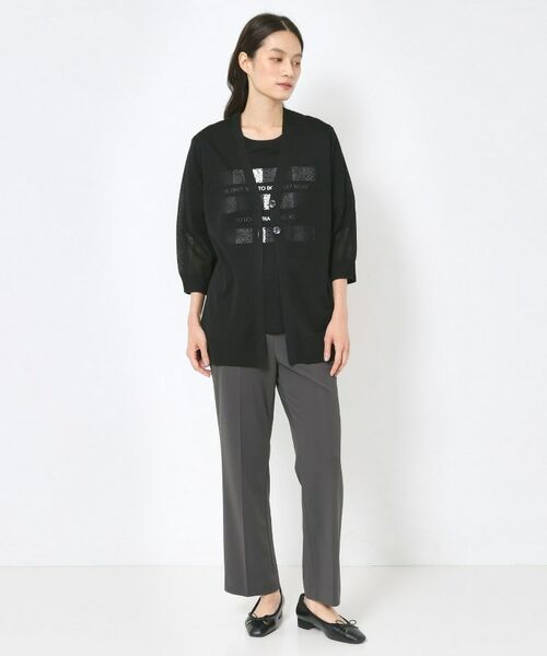 CORDIER / コルディア カーディガン・ボレロ | 【洗える】SAILOR 大人の着映えシアーニットカーディガン | 詳細10