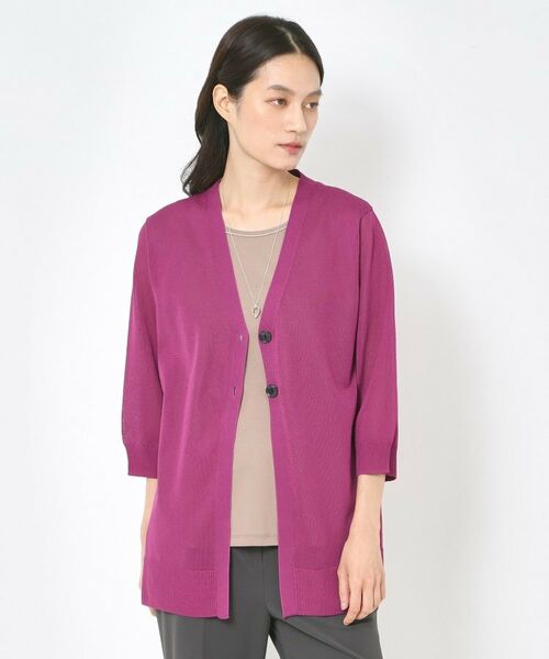 CORDIER / コルディア カーディガン・ボレロ | 【洗える】SAILOR 大人の着映えシアーニットカーディガン | 詳細13