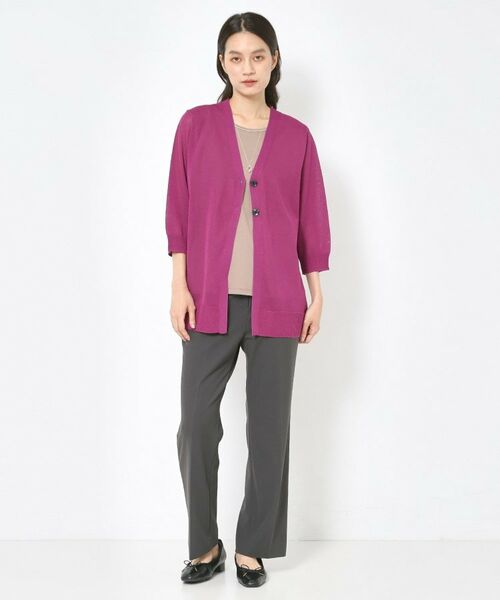 CORDIER / コルディア カーディガン・ボレロ | 【洗える】SAILOR 大人の着映えシアーニットカーディガン | 詳細14