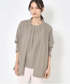 CORDIER / コルディア カーディガン・ボレロ | 【接触冷感/M～4Lサイズ/洗える/アンサンブル】ミニョンジャージカーディガン