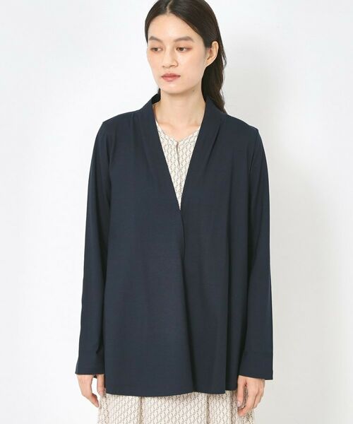 CORDIER / コルディア カーディガン・ボレロ | 【接触冷感/M～4Lサイズ/洗える/アンサンブル】ミニョンジャージカーディガン | 詳細1