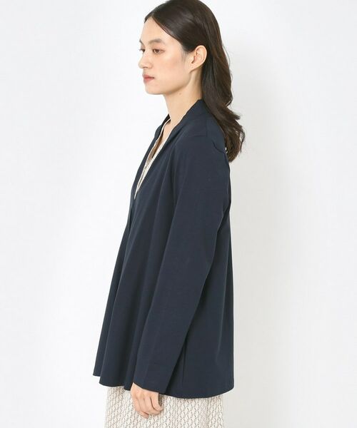 CORDIER / コルディア カーディガン・ボレロ | 【接触冷感/M～4Lサイズ/洗える/アンサンブル】ミニョンジャージカーディガン | 詳細2