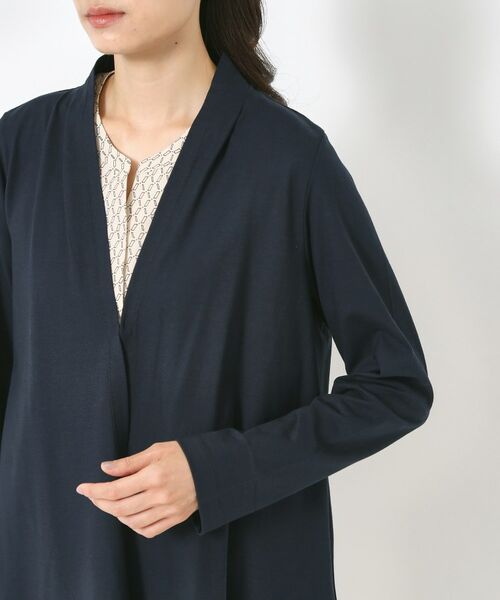 CORDIER / コルディア カーディガン・ボレロ | 【接触冷感/M～4Lサイズ/洗える/アンサンブル】ミニョンジャージカーディガン | 詳細5