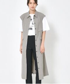 CORDIER / コルディア ロング・マキシ丈ワンピース | 【洗える】シックツイル トレンチディティールワンピース