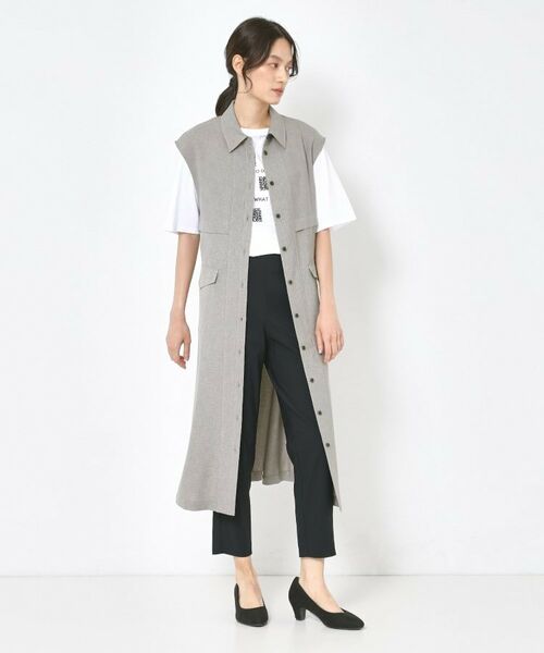 CORDIER / コルディア ロング・マキシ丈ワンピース | 【洗える】シックツイル トレンチディティールワンピース | 詳細19