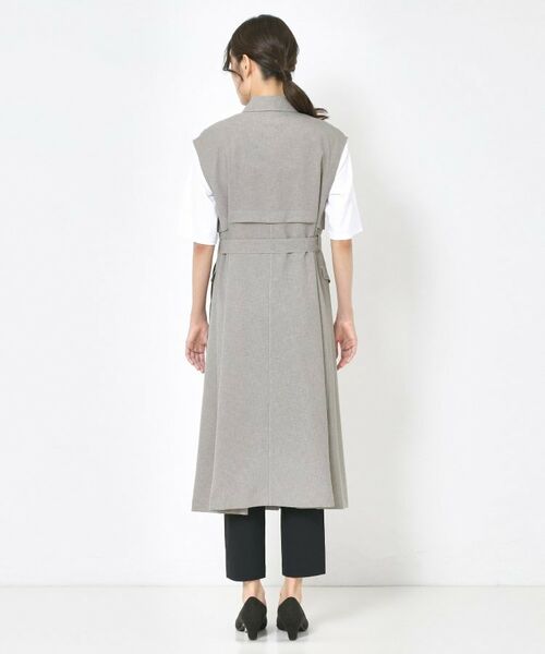 CORDIER / コルディア ロング・マキシ丈ワンピース | 【洗える】シックツイル トレンチディティールワンピース | 詳細3