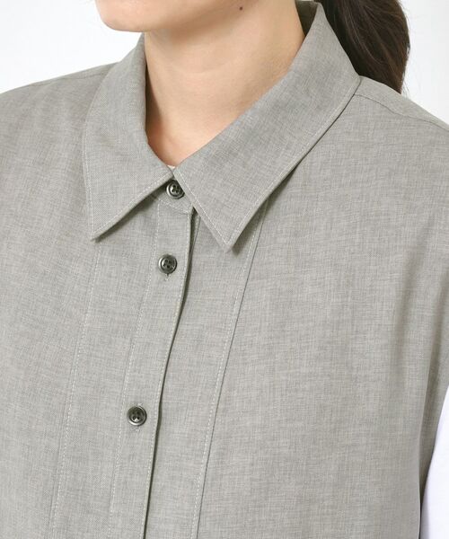 CORDIER / コルディア ロング・マキシ丈ワンピース | 【洗える】シックツイル トレンチディティールワンピース | 詳細4