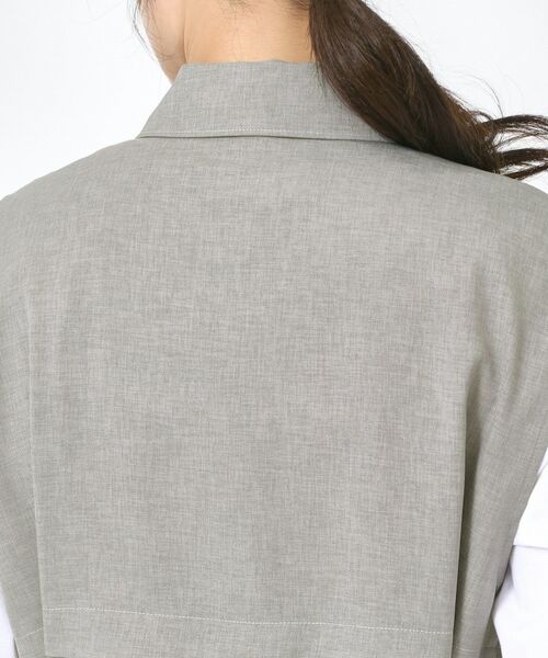 CORDIER / コルディア ロング・マキシ丈ワンピース | 【洗える】シックツイル トレンチディティールワンピース | 詳細5