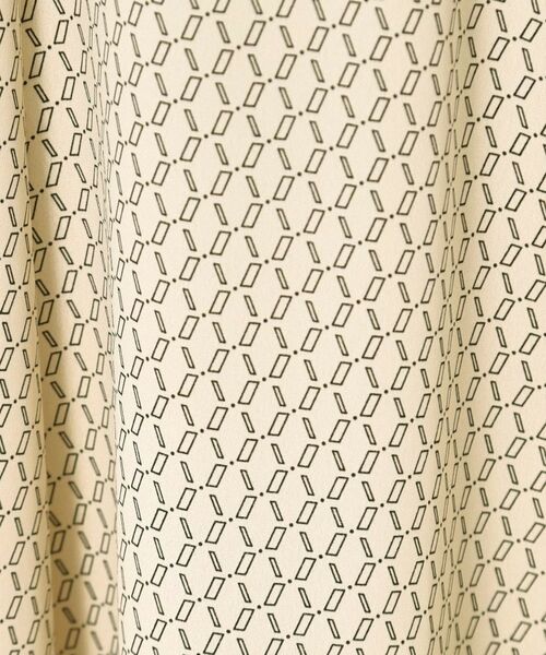 CORDIER / コルディア ロング・マキシ丈スカート | 【セットアップ／洗える】大人の着映え 幾何柄プリントフレアスカート | 詳細15