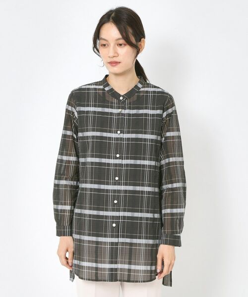 CORDIER / コルディア シャツ・ブラウス | 【洗える】エレン シアーチェックシャツ | 詳細1