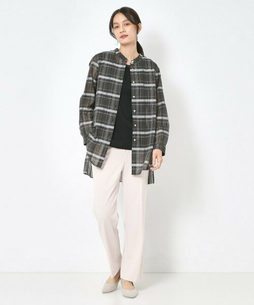 CORDIER / コルディア シャツ・ブラウス | 【洗える】エレン シアーチェックシャツ | 詳細14