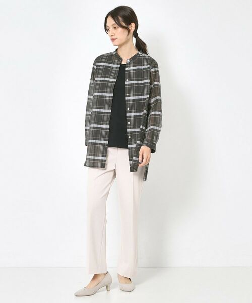 CORDIER / コルディア シャツ・ブラウス | 【洗える】エレン シアーチェックシャツ | 詳細15