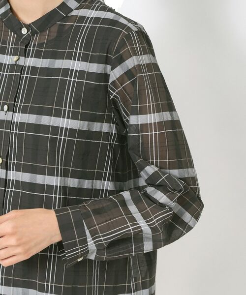 CORDIER / コルディア シャツ・ブラウス | 【洗える】エレン シアーチェックシャツ | 詳細6