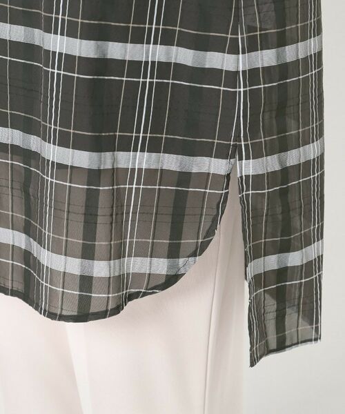 CORDIER / コルディア シャツ・ブラウス | 【洗える】エレン シアーチェックシャツ | 詳細8