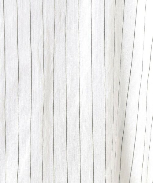 CORDIER / コルディア シャツ・ブラウス | 【洗える】シアーシルク混ストライプシャツ | 詳細12