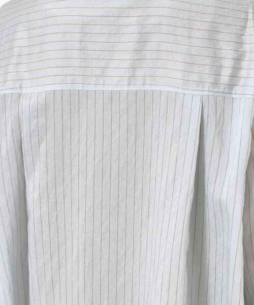 CORDIER / コルディア シャツ・ブラウス | 【洗える】シアーシルク混ストライプシャツ | 詳細5