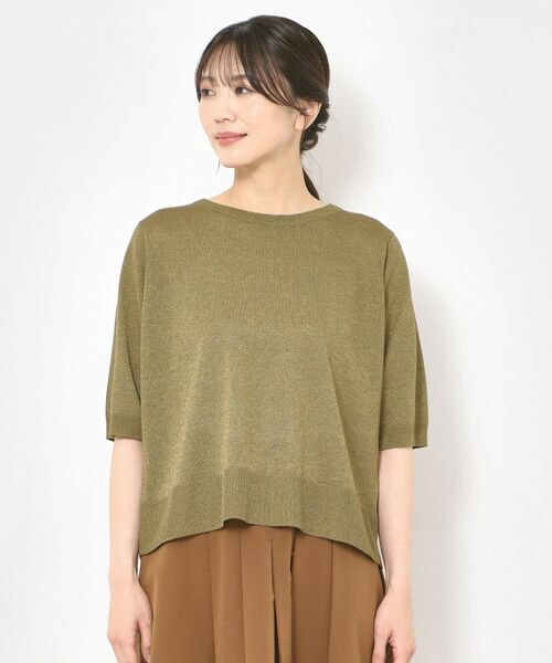 CORDIER / コルディア ニット・セーター | 【洗える／アンサンブル】DEBUSSY上品艶ラメニットプルオーバー | 詳細1