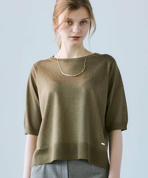 CORDIER / コルディア ニット・セーター | 【洗える／アンサンブル】DEBUSSY上品艶ラメニットプルオーバー | 詳細23