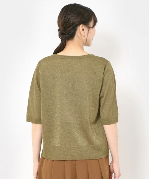 CORDIER / コルディア ニット・セーター | 【洗える／アンサンブル】DEBUSSY上品艶ラメニットプルオーバー | 詳細3