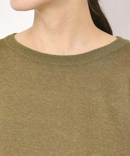 CORDIER / コルディア ニット・セーター | 【洗える／アンサンブル】DEBUSSY上品艶ラメニットプルオーバー | 詳細4