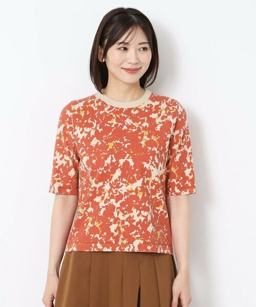 CORDIER / コルディア ニット・セーター | 【アンサンブル】華やか幾何柄プリントニットプルオーバー | 詳細1