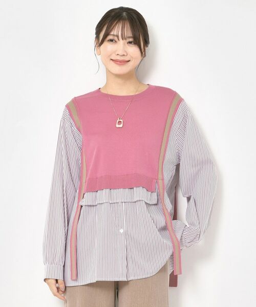 CORDIER / コルディア ニット・セーター | 【洗える】リュクスニットドッキングチュニック | 詳細11