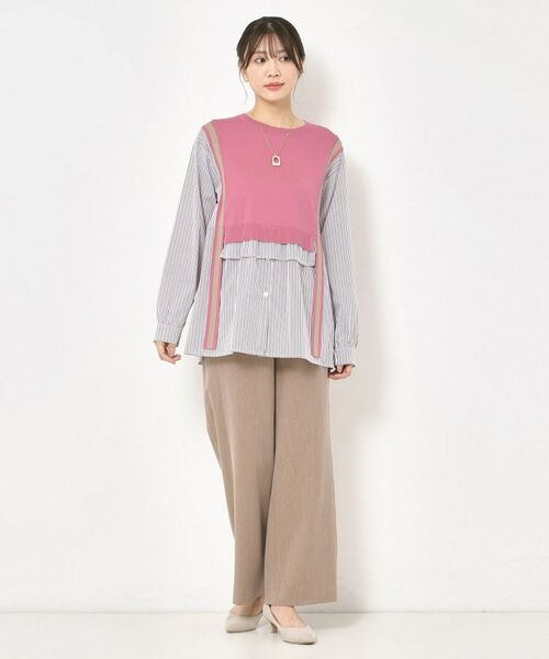 CORDIER / コルディア ニット・セーター | 【洗える】リュクスニットドッキングチュニック | 詳細12