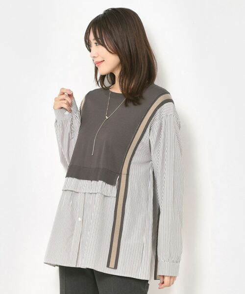 CORDIER / コルディア ニット・セーター | 【洗える】リュクスニットドッキングチュニック | 詳細15