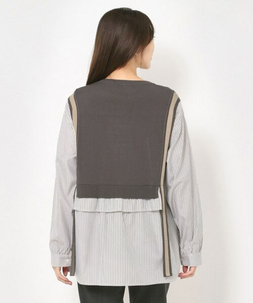 CORDIER / コルディア ニット・セーター | 【洗える】リュクスニットドッキングチュニック | 詳細3