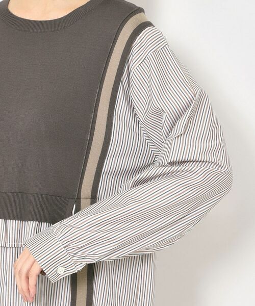 CORDIER / コルディア ニット・セーター | 【洗える】リュクスニットドッキングチュニック | 詳細5