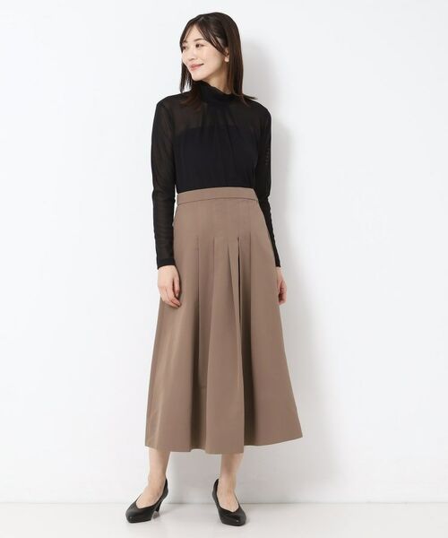 CORDIER / コルディア カットソー | 【M～4Lサイズ】ミラージュチュールハイネックプルオーバー | 詳細13