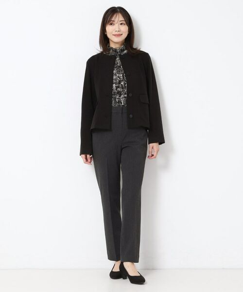 CORDIER / コルディア カットソー | 【M～4Lサイズ】ミラージュチュールハイネックプルオーバー | 詳細17