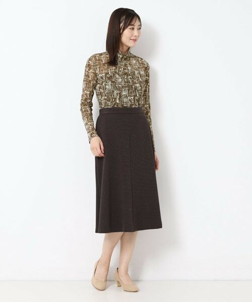 CORDIER / コルディア カットソー | 【M～4Lサイズ】ミラージュチュールハイネックプルオーバー | 詳細21