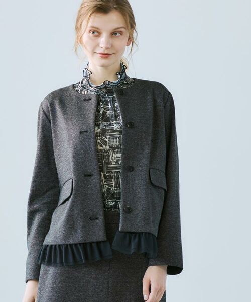 CORDIER / コルディア カットソー | 【M～4Lサイズ】ミラージュチュールハイネックプルオーバー | 詳細30