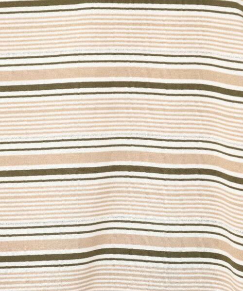 CORDIER / コルディア カットソー | 【M～4Lサイズ／洗える】上品に煌めくラメボーダーチュニック | 詳細14