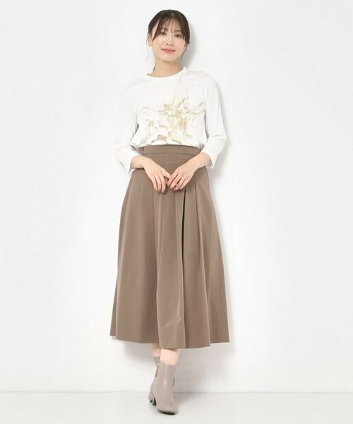 CORDIER / コルディア カットソー | 【M～4Lサイズ／洗える】アリオリティスムース七分袖プルオーバー | 詳細9