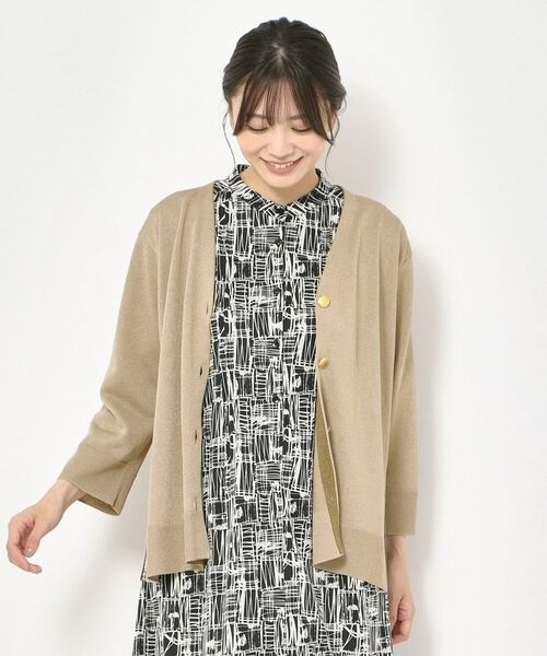 CORDIER / コルディア カーディガン・ボレロ | 【洗える／アンサンブル】DEBUSSY上品艶ラメニットカーディガン | 詳細12