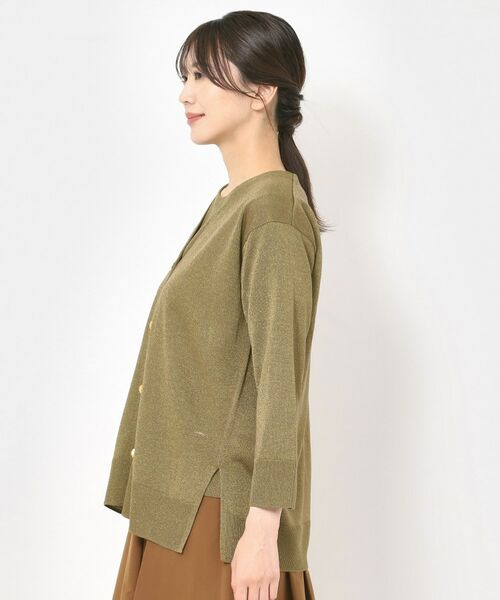 CORDIER / コルディア カーディガン・ボレロ | 【洗える／アンサンブル】DEBUSSY上品艶ラメニットカーディガン | 詳細2