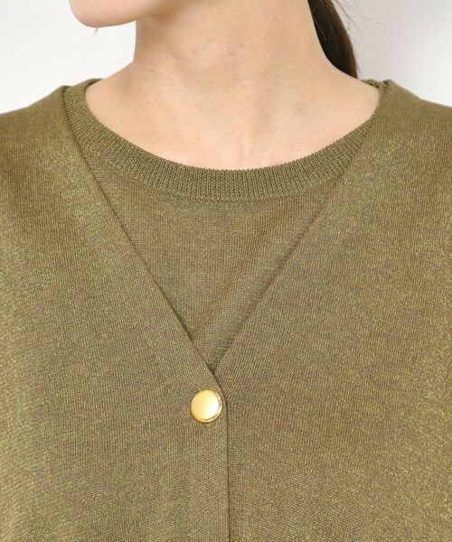 CORDIER / コルディア カーディガン・ボレロ | 【洗える／アンサンブル】DEBUSSY上品艶ラメニットカーディガン | 詳細4