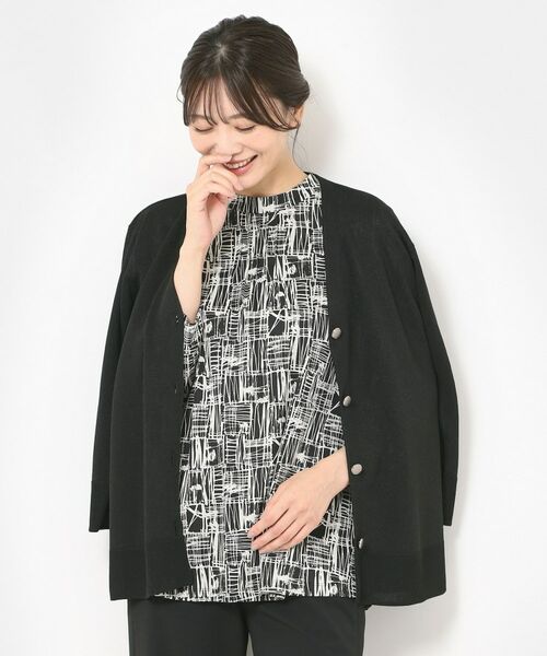 CORDIER / コルディア カーディガン・ボレロ | 【洗える／アンサンブル】DEBUSSY上品艶ラメニットカーディガン | 詳細8