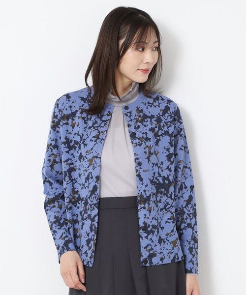 CORDIER / コルディア カーディガン・ボレロ | 【アンサンブル】華やか幾何柄プリントニットカーディガン | 詳細14