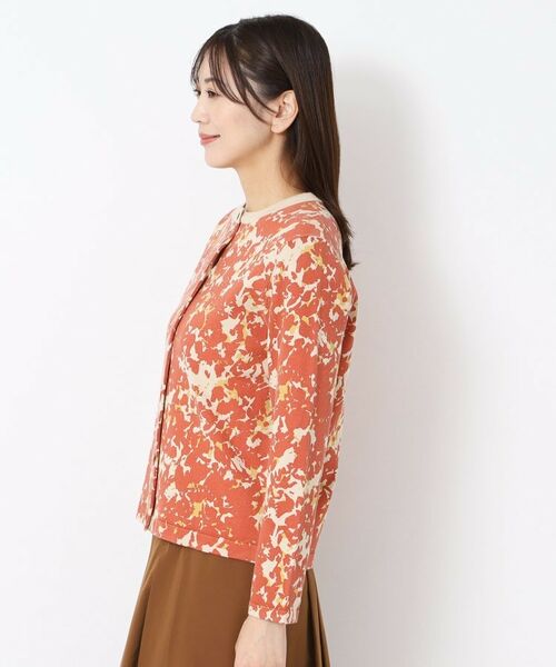 CORDIER / コルディア カーディガン・ボレロ | 【アンサンブル】華やか幾何柄プリントニットカーディガン | 詳細2